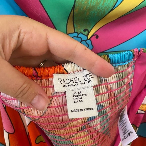 Rachel and Zoe Vibrant Halter Two Piece Set Crop Top Midi Skirt Jungle Floral - Picture 8 of 8